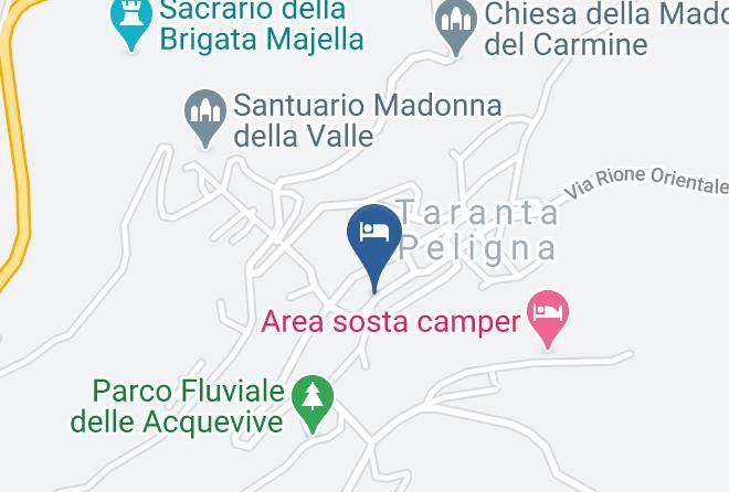 Dora & Giannina Locanda In Taranta Map - Abruzzi - Chieti