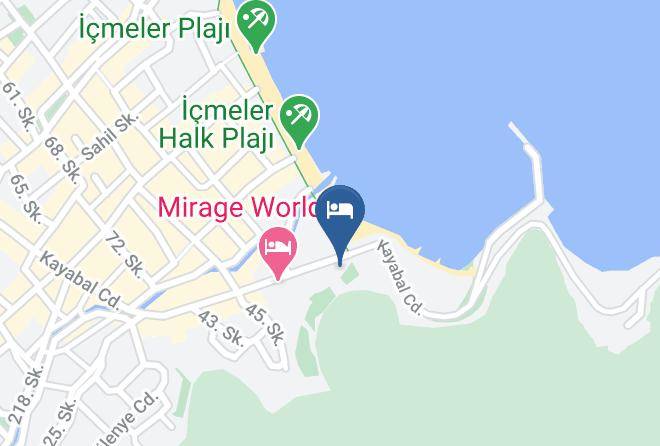 Marmaris - Portofino Hotel Maps