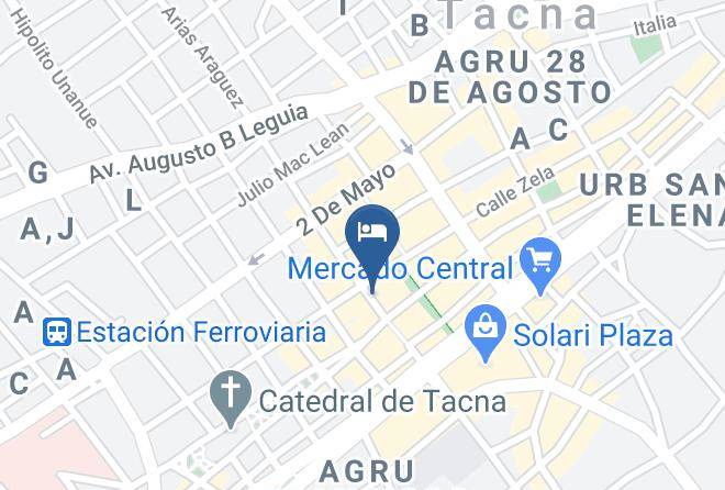 Tacna - Dorado Hotel Tacna Maps