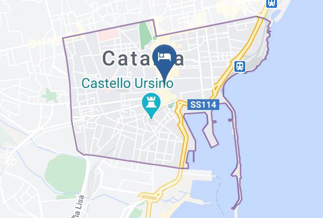 Catania - B&b Doralice Maps