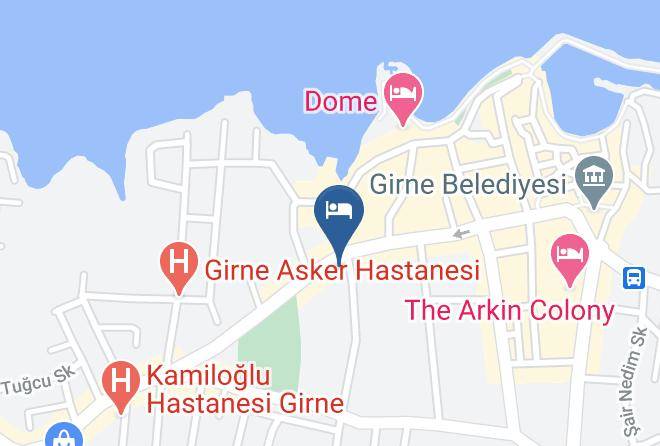 Yukari Girne - Dorana Hotel Maps