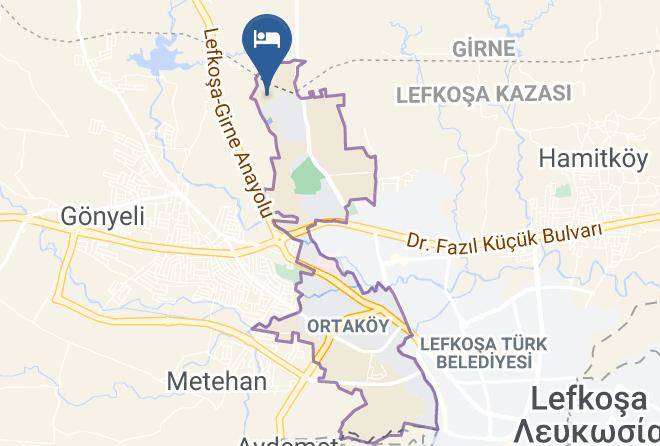 Ortakoy - Dorana Rezidans Lefkosa Maps