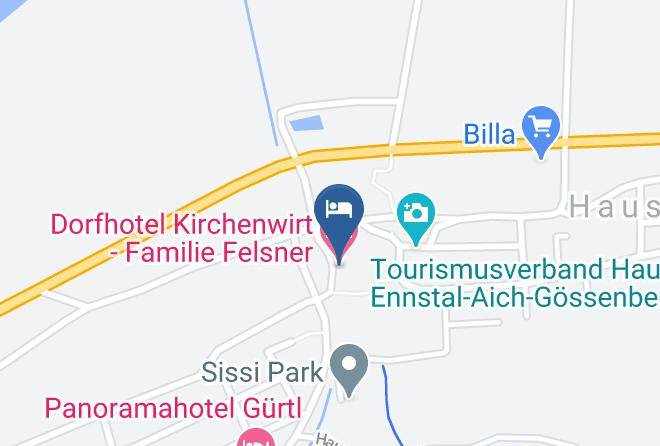 Liezen - Dorfhotel Kirchenwirt Familie Felsner Maps