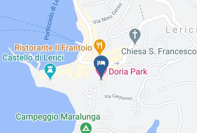 La Spezia - Doria Park Hotel Maps