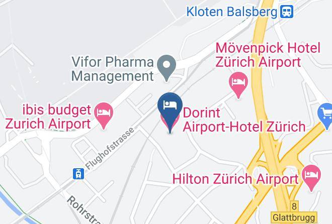 Bulach - Dorint Airport Hotel Zurich Maps