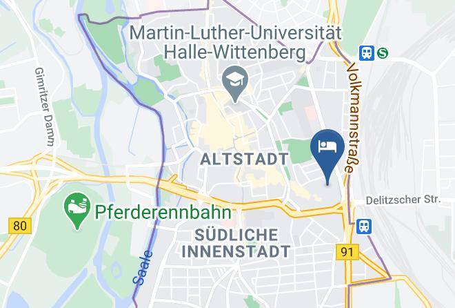 Halle - Dorint Charlottenhof Halle Maps