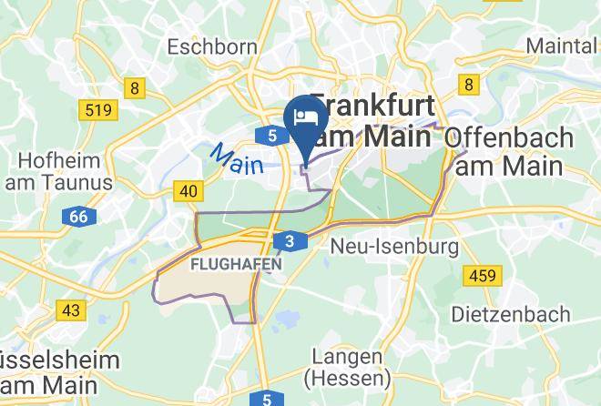 Frankfurt Am Main - Hotel Essential By Dorint Frankfurt Niederrad Maps