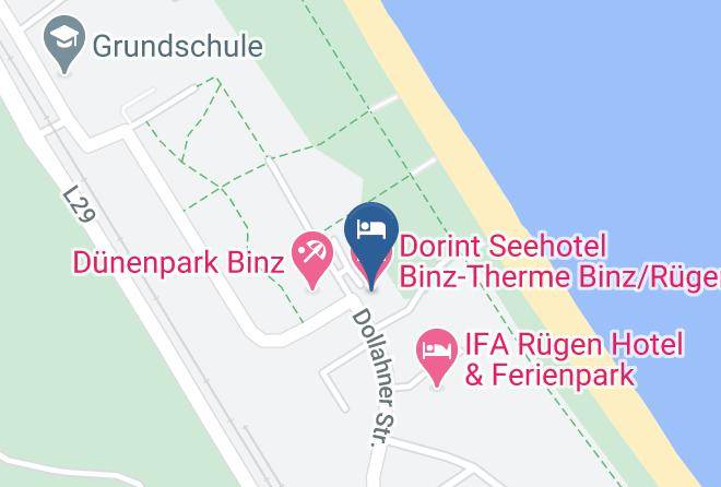 Vorpommern Rugen - Dorint Seehotel Binz Therme Binz Rugen Maps