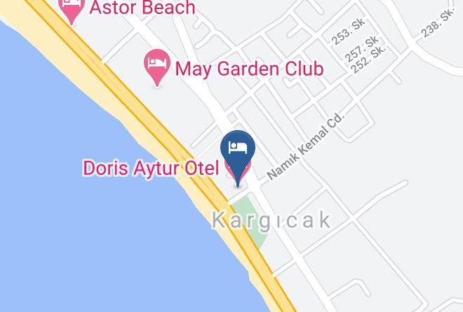 Alanya - Doris Aytur Otel Maps
