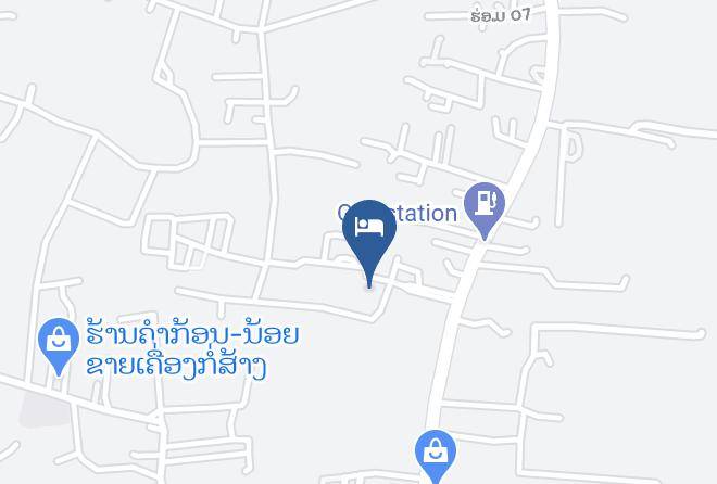 Vientiane - Dork Jumpa Hotel Maps