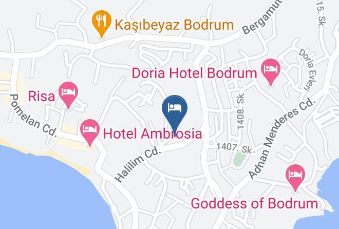 Bodrum - Dorman Suites Hotel Maps