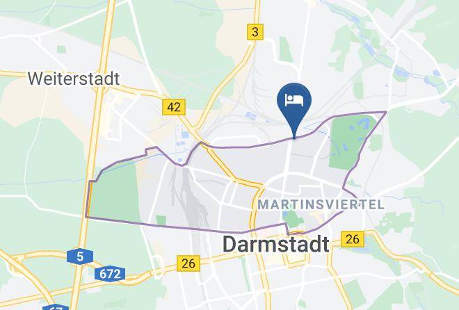 Darmstadt - Dormero Hotel Darmstadt Maps