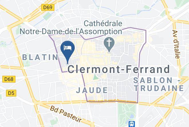 Dormir A Clermont Ferrand Equateur Map