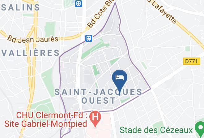 Dormir A Clermont Ferrand Latelier Map
