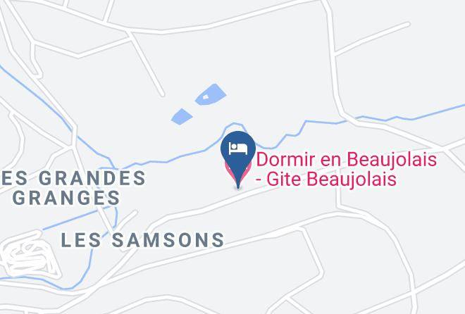 Rhone - Dormir En Beaujolais Gite Beaujolais Maps