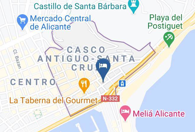 Alicante - Dormirdcine Alicante Maps