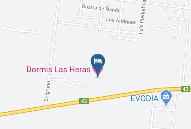 Deseado - Dormis Las Heras Maps