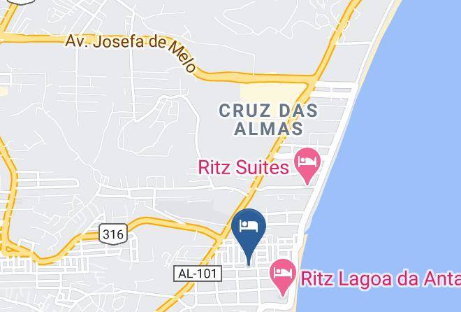 Dormitorio Beira Mar Map