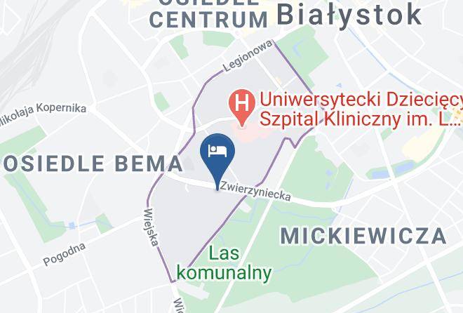 Bialystok - Dormitory No 1 Alpha Bialystok University Of Technology Maps