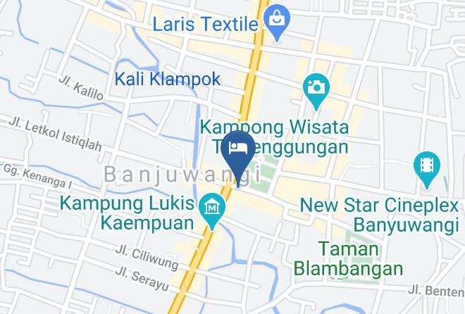 Banyuwangi - Dormitory Tourism Sritanjung Maps