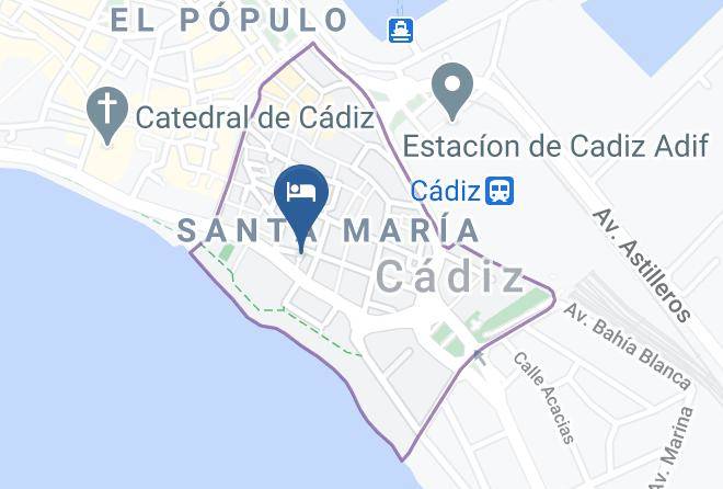 Cadiz - Dormos Hotel Maps