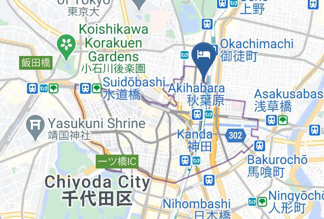 Chiyoda Ward - Dormy Inn Akihabara Maps