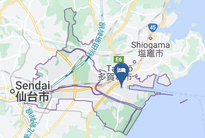Dormy Inn Express Sendai Seaside Map