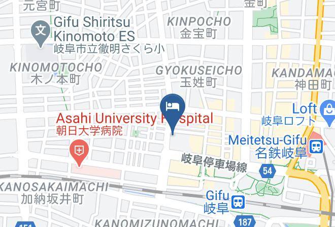 Gifu City - Dormy Inn Gifuekimae Maps