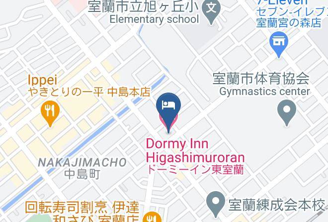 Dormy Inn Higashimuroran Map