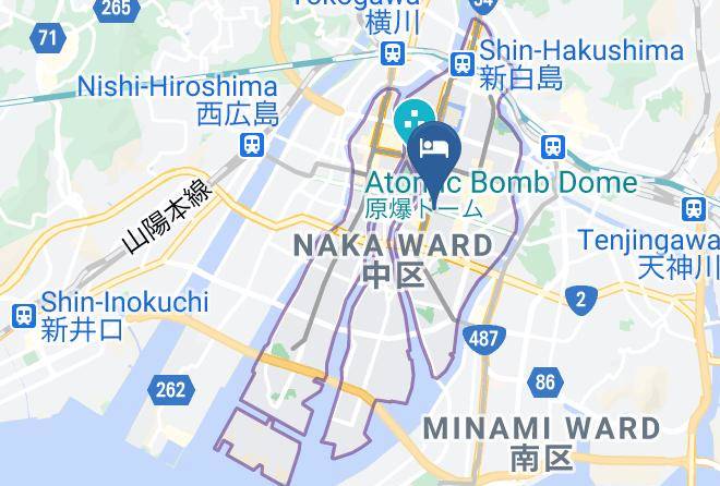 Hiroshima City Naka Ward - Dormy Inn Hiroshima Maps