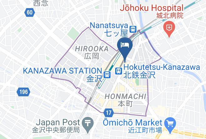 Kanazawa City - Dormy Inn Kanazawa Maps