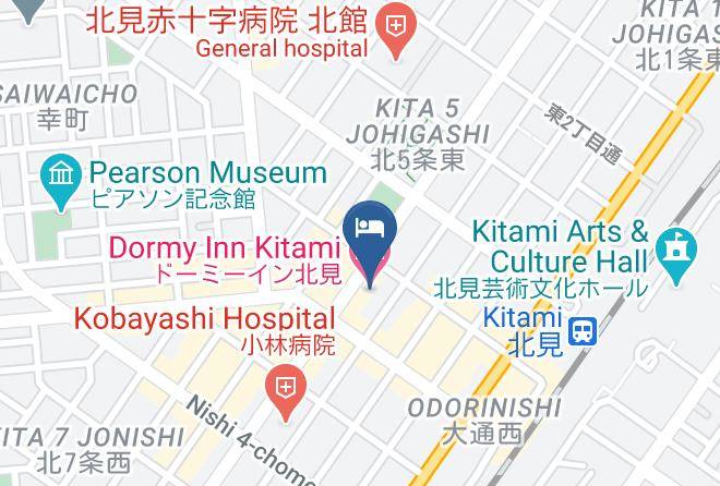 Kitami City - Dormy Inn Kitami Maps