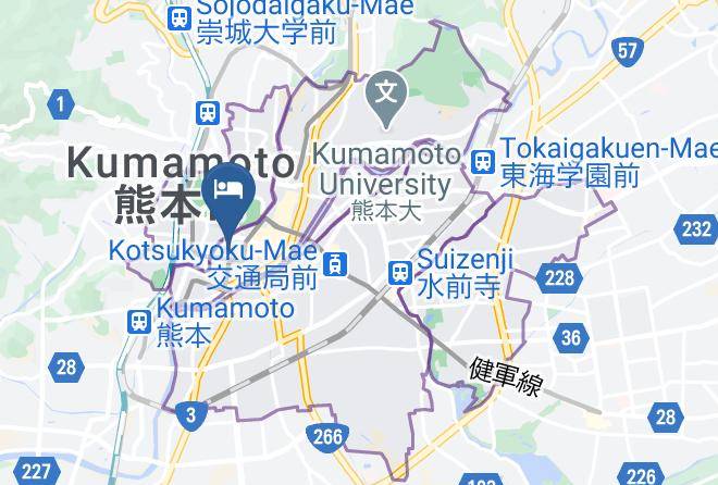 Kumamoto City Chuo Ward - Dormy Inn Kumamoto Maps