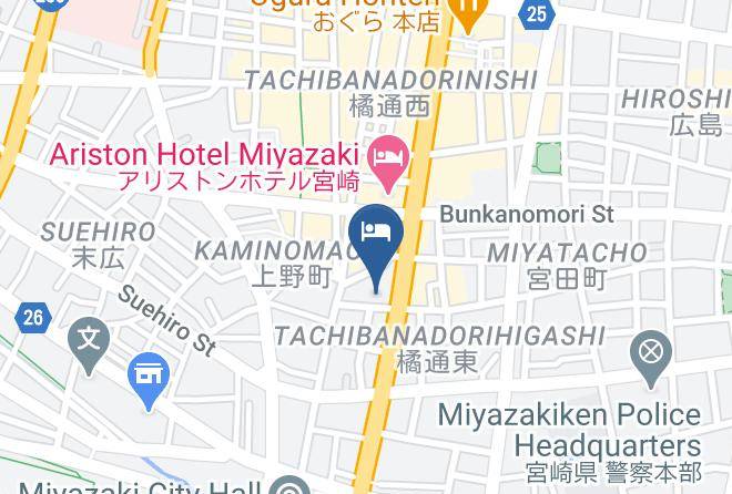 Miyazaki City - Dormy Inn Miyazaki Maps
