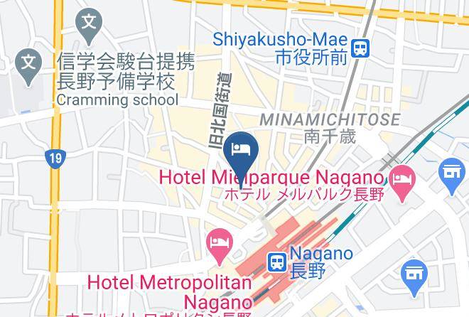 Nagano City - Dormy Inn Nagano Maps