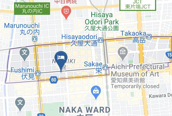 Nagoya City Naka Ward - Dormy Inn Premium Nagoya Sakae Maps