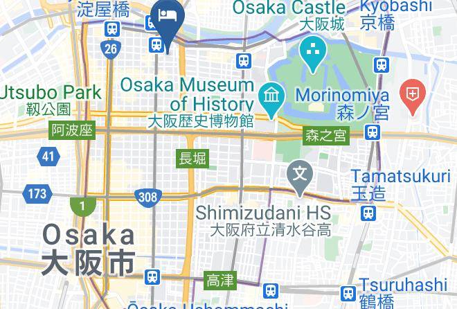 Dormy Inn Premium Osaka Kitahama Map