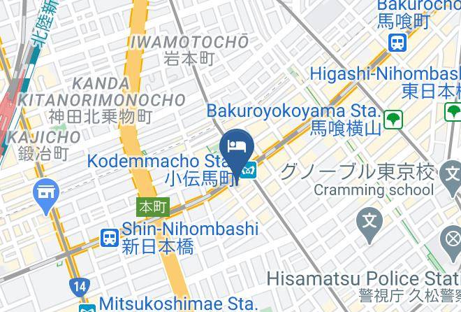 Chuo Ward - Dormy Inn Premium Tokyo Kodenmacho Maps