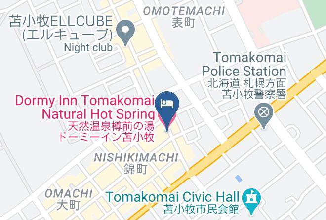 Dormy Inn Tomakomai Natural Hot Spring Map