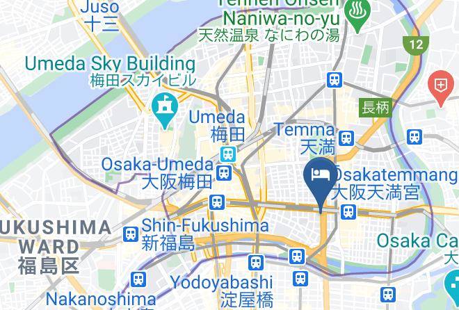 Osaka City Kita Ward - Dormy Inn Umeda Higashi Maps