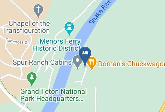 Teton - Dornan's Resort Maps