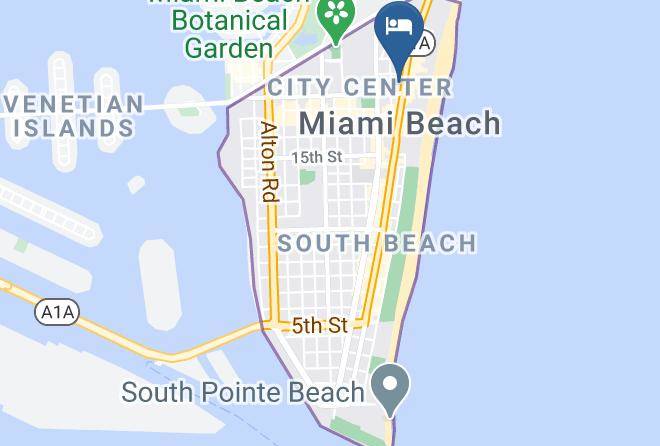 Miami Dade - Catalina Hotel & Beach Club Maps