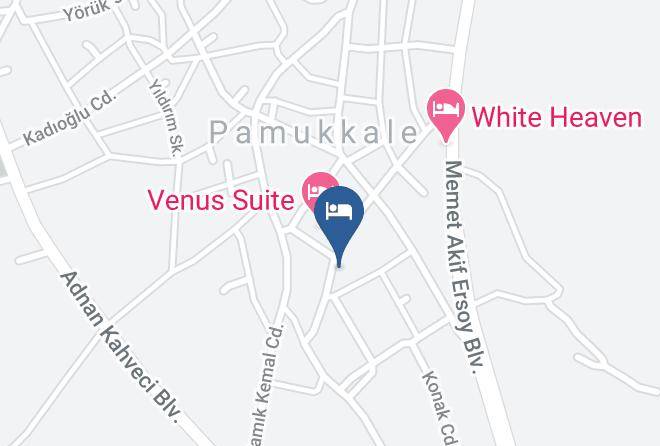 Pamukkale - Dort Mevsim Hotel Maps