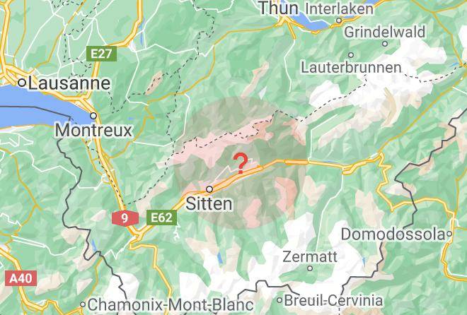 Sierre - Dortoir Moubra Maps