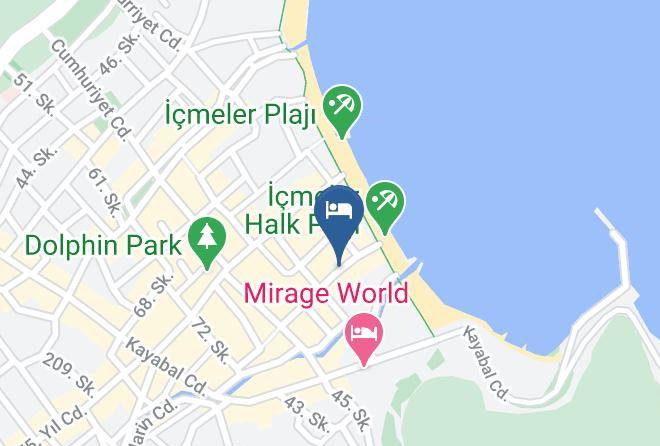 Marmaris - Doruk Hotel & Suites Maps