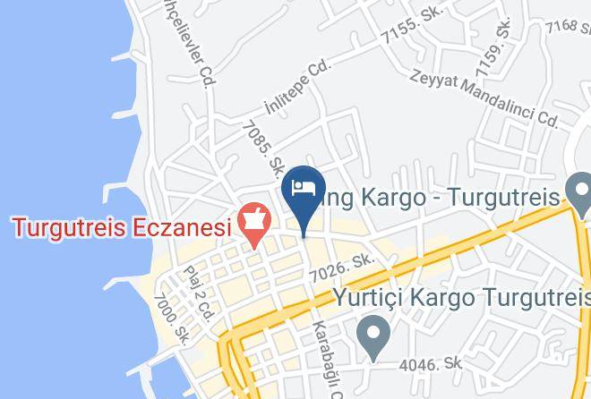 Bodrum - Doruk Otel Maps