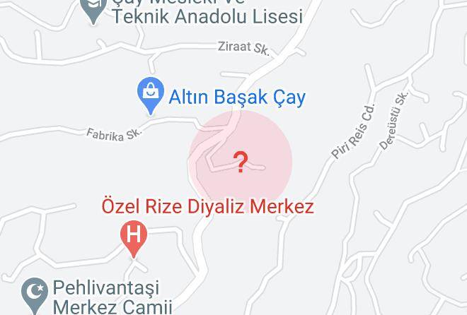Rize Kanbursirti - Doruk Otel Maps