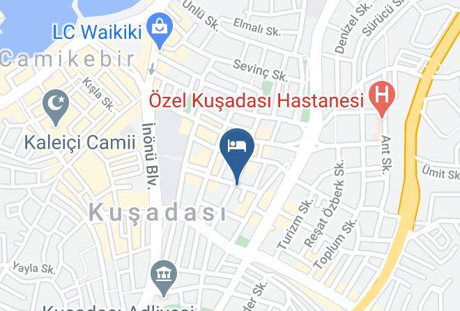 Kusadasi - Otel Dorukhan Maps