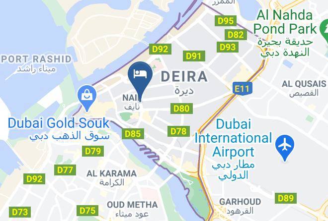 Dubai - Dorus Hotel Maps
