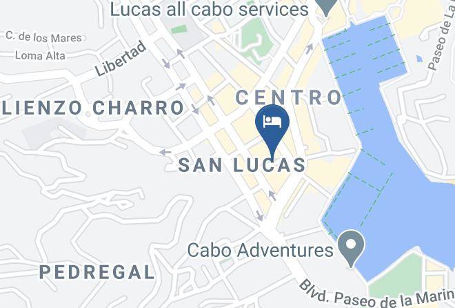 Los Cabos - Dos Mares Hotel Cabo San Lucas Bcs Maps